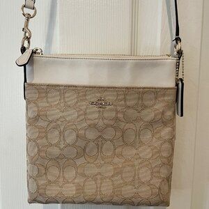 Coach Crossbody File in Signature Canvas